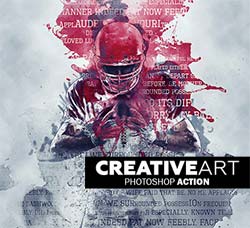 极品PS动作－水墨艺术(2016新版/7月21日添加高清视频教程)：CreativeArt Photoshop Action